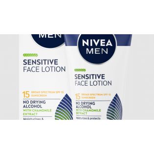 Sensitive Face Lotion with Broad Spectrum SPF 15 Sunscreen